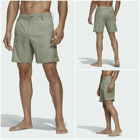 ADIDAS FJ3901 Versatile Men's Sz 32 Swim Shorts Legacy Green $65 - Picture 7 of 8